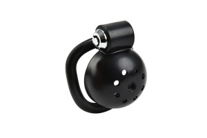 BQS - Custody - Kyskhetsbur med internlås - Sort