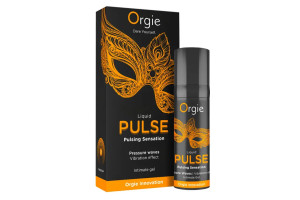 Orgie -  Liquid Pulse – Pulsende Intim Gel - Karamell - Styrke 7