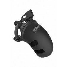 Man Cage - Model 14 - Silikon Kuklås 2,5" Sort