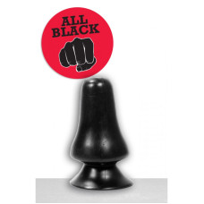 All Black - AB 39 Buttplug med Sugekopp