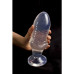 Dinoo - Rugops clear - Fantasi Buttplug med langt hode