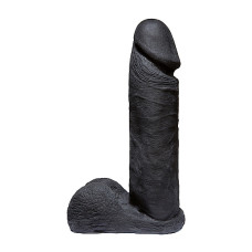 Doc Johnson - Vac-U-Lock - 8" Naturtro UR3 Dildo, Sort