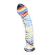 Sensual Glass - Jane - Glassdildo med Farger Sensual Glass - Jane - Glassdildo med Farger