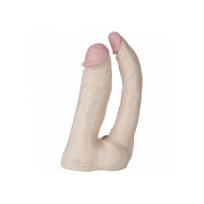 Doc Johnson - Vac-U-Lock - Dobbeldildo, Lys Hudfarge