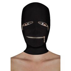 Ouch! Extreme zipper mask - maske med glidelås sort