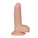 Lovetoys - 7,5'' Dildo med Pung og Sugekopp