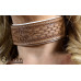 Avalon - JOURNEY - Collar med Nydelig Mønster - Brunt og Hvitt Avalon - JOURNEY - Collar med Nydelig Mønster - Brunt og Hvitt