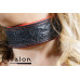 Avalon - JOURNEY - Collar med nydelig mønster - Sort og Rødt