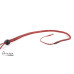 Avalon - SERPENT - Bullwhip heavy handle, Sort og rød 1,3 m 