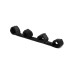 Rimba - Myk Benspreder med 4 Cuffs - Sort Rimba - Myk Benspreder med 4 Cuffs - Sort