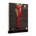 Le Desir - Suspender Pantyhose av netting og rhinestones - Rød