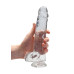 Realrock – Crystal Clear – Realistisk Dildo med Pung – Transparent - 23 cm Realrock – Crystal Clear – Realistisk Dildo med Pung – Transparent - 23 cm