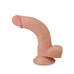 Lovetoy - 8" Sliding Skin Dildo - Lys Hudfarge