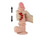 Lovetoy - 8" Sliding Skin Dildo - Lys Hudfarge