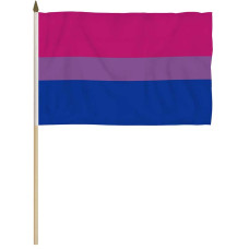 Pride flagg på pinne - Bifil