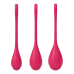 Satisfyer - Yoni Power 1 - Vaginakule Sett - Rød 