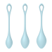 Satisfyer - Yoni Power 2 - Vaginakule Sett - Lyseblå
