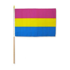 Pride flagg på pinne - Panfil