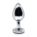 BQS - Tung Metallplug med Klar Krystall - Medium - 230g BQS - Tung Metallplug med Klar Krystall - Medium - 230g