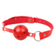 BQS - Ballgag med pustehull - Rød