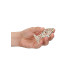 Ouch! Glass Buttplug - Glow in the Dark - Medium