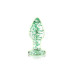 Ouch! Glass Buttplug - Glow in the Dark - Large