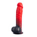 Silexd Fantasy - Devil Dildo - Liquid Silicone - Rød og Sort