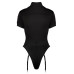 Cottelli Collection - Politi Kostyme - Body med strømpeholder