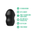 Blush - UrSelf - Fortify Black Stroker - FTM Masturbator Blush - UrSelf - Fortify Black Stroker - FTM Masturbator
