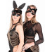 Kinky Diva - High Gloss Cat Mask - Sort Kinky Diva - High Gloss Cat Mask - Sort