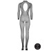 Le Desir - Fishnet Catsuit med lange ermer - One Size - XS til XL