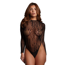 Le Désir – Leopardmønstret body med åpent skritt - One size Le Désir – Leopardmønstret body med åpent skritt - One size