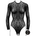 Le Désir – Leopardmønstret body med åpent skritt - One size Le Désir – Leopardmønstret body med åpent skritt - One size