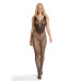 Gnist Undertøy - Netting Catsuit med Blomstermønster – Sort Gnist Undertøy - Netting Catsuit med Blomstermønster – Sort
