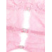 Gnist Undertøy - Blondesett med Stropper og Hjertedetaljer - Rosa Gnist Undertøy - Blondesett med Stropper og Hjertedetaljer - Rosa