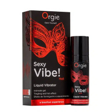 Orgie - Sexy Vibe! - Hot - Flytende Vibrator Rød  styrke 8