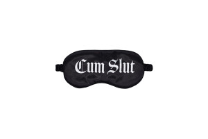 Ouch! Sateng Øyemaske - Cum Slut - Sort
