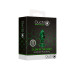 Ouch! Glass Buttplug - Glow in the Dark - Small