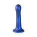 OUCH! - Ultra Soft Silicone - Dildo med sugekopp - 17 cm - Blå