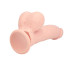 Realrock - Dual Density Vibrator Dildo with Weighted Balls - 8"/20,3 cm - Beige Realrock - Dual Density Vibrator Dildo with Weighted Balls - 8"/20,3 cm - Beige