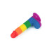Love Toy - Prider - Pride Dildo med Pung og Sugekopp Love Toy - Prider - Pride Dildo med Pung og Sugekopp