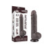 LoveToy – 9.5" Sliding Skin Dildo – Mørk Hudfarge