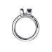 Chainmail Chastity Cage - Kyskhetsbur med ringbrynje design - Medium