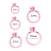 Rimba P-Cage PC02 - Kyskhetsbur - Medium - Rosa