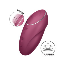Satisfyer - Tap & Climax - Tappende Klitorisvibrator - Rød