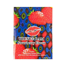 Lixx Dental Dams - Trust Dam - Slikkelapp Jordbær