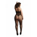 Le Desir - Frekk Catsuit av Blonder og Netting - Plus size