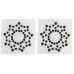 Cotelli collection - Nipple stickers dekor - sorte stener