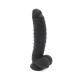 Kiotos COX - Dildo med rustning design - Sort Kiotos COX - Dildo med rustning design - Sort