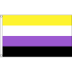 Non-Binary Pride Flagg 90cm x 150cm